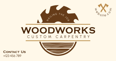 Custom Carpentry Facebook ad Image Preview