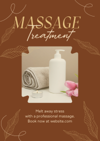 Body Massage Service Poster Design