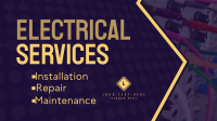 Electrical Service Provider Facebook Event Cover Design