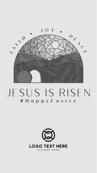 He Has Risen YouTube Short Design