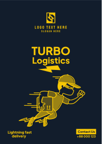 Turbo Logistics Flyer Image Preview