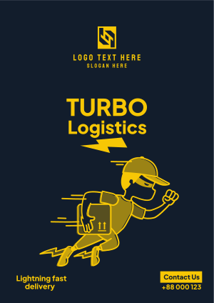 Turbo Logistics Flyer Image Preview