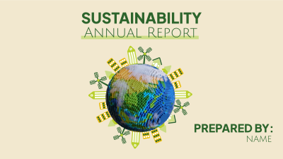 Sustainability Annual Report Facebook event cover Image Preview