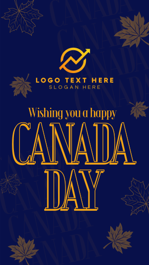 Hey Hey It's Canada Day Facebook story Image Preview