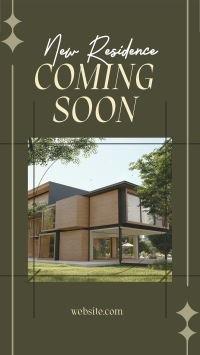 New Residence Coming Soon TikTok Video Design