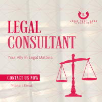Corporate Legal Consultant Instagram post Image Preview