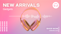 Girly Headphone Facebook Event Cover Design