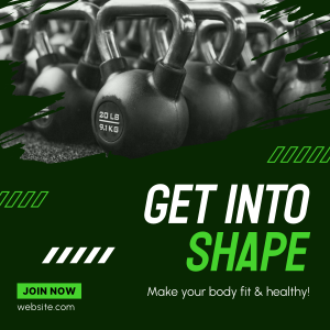 Get Into Shape Instagram post Image Preview