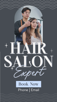 Hair Salon Expert Instagram Reel Design