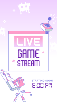 Feminine Game Stream TikTok video Image Preview