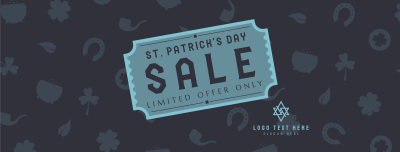 Lucky Irish Pattern Facebook cover Image Preview