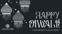Diwali Floating Lamps Facebook event cover Image Preview