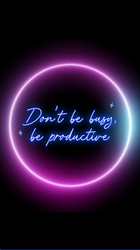 Be Productive Instagram reel Image Preview