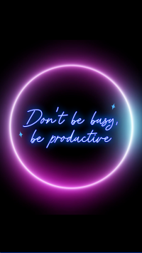 Be Productive Instagram Reel Image Preview