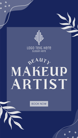 Book a Makeup Artist Facebook story Image Preview