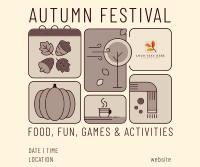 Fall Festival Calendar Facebook post Image Preview