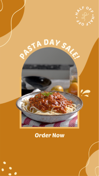 Pasta Day Sale Facebook Story Design