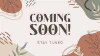 Earthy Tones Coming Soon Facebook Event Cover Design
