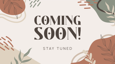 Earthy Tones Coming Soon Facebook event cover Image Preview