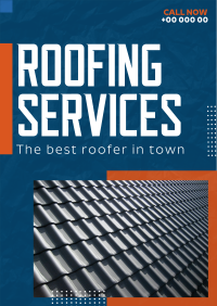 Roofing Services Poster Design