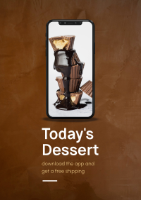Today's Dessert Flyer Image Preview