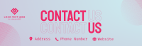 Smooth Corporate Contact Us Twitter Header Design
