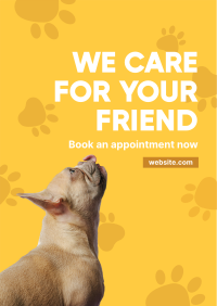 We Care Veterinary Poster Design