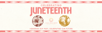 Retro Juneteenth Greeting Twitter Header Preview