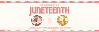 Retro Juneteenth Greeting Twitter header (cover) Image Preview