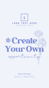 Create Your Own Opportunity Facebook story Image Preview