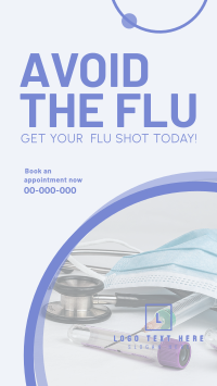 Get Your Flu Shot Instagram Story Design