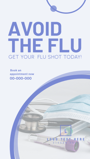 Get Your Flu Shot Instagram story Image Preview