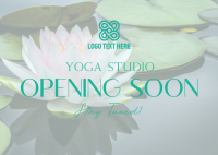 Yoga Studio Opening Postcard Image Preview
