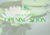 Yoga Studio Opening Postcard Image Preview