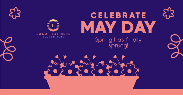 Celebrate May Day Facebook Ad Design Image Preview