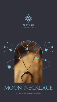 Moon Necklace Instagram Story Design