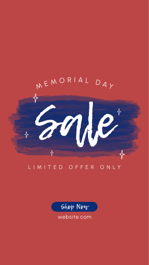 Memorial Day Promo Instagram story Image Preview
