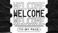 Simple Welcome Page Animation Preview