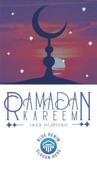 Unique Minimalist Ramadan Instagram Reel Image Preview