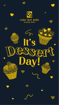 Cupcakes for Dessert Facebook Story Design