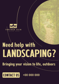 Clean Landscape Services Poster Image Preview