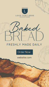 Baked Bread Bakery Video Image Preview