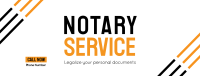 Online Notary Service Facebook cover Image Preview