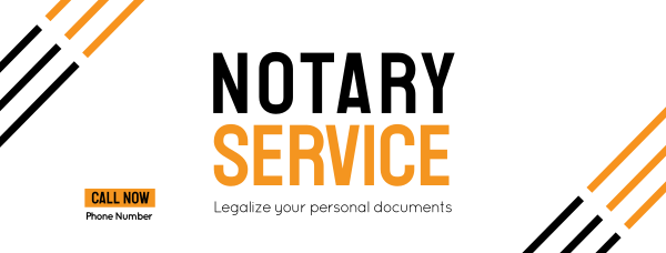 Online Notary Service Facebook Cover Design Image Preview