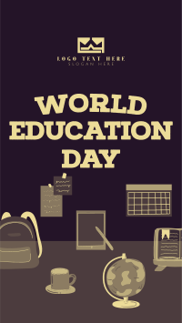 World Education Day Instagram reel Image Preview