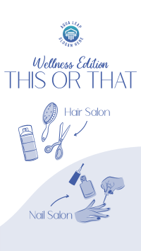 This or That Wellness Salon TikTok Video Image Preview