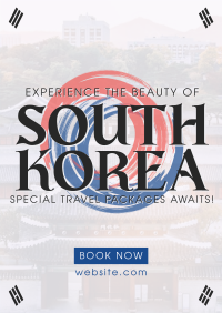 Korea Travel Package Poster Design