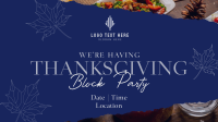 Elegant Thanksgiving Party Animation Design