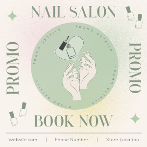 Nail Polishing Through The Night Instagram post Image Preview