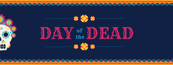 Festive Day of the Dead Facebook Cover Design Image Preview